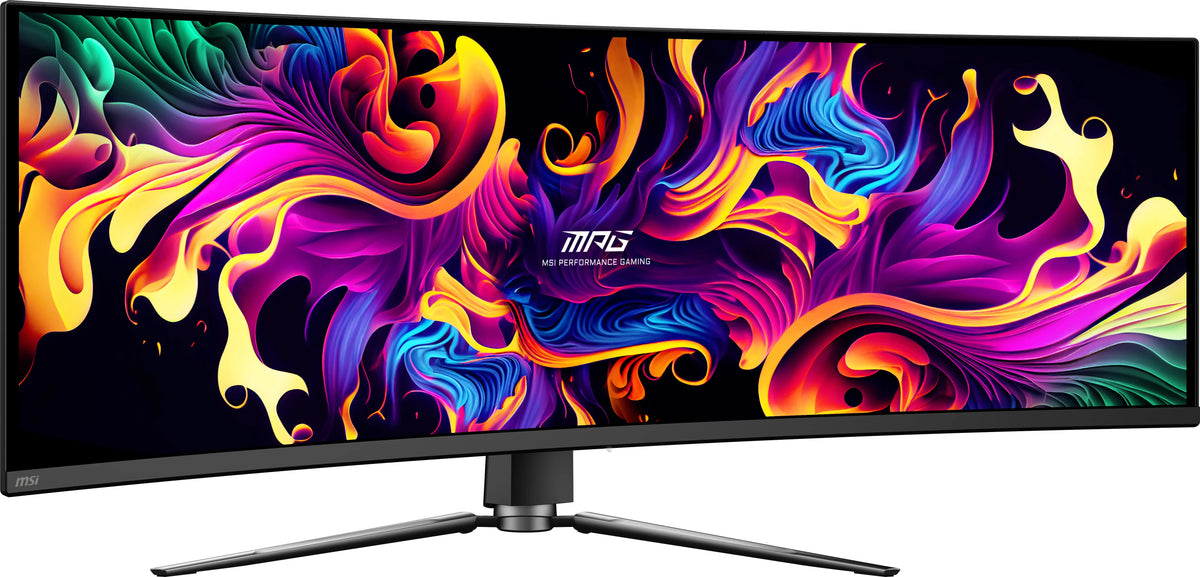 MSI MPG 491CQP Monitor – 49" / DQHD / OLED / 144Hz – Gaming Monitor