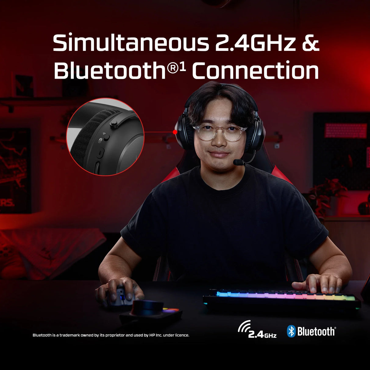 HYPERX CLOUD ALPHA 2 – Wireless / Gaming – Over-Ear Headset