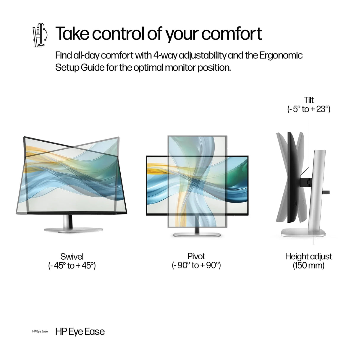 HP 524pu Monitor – 23.8" / Full HD / IPS / 60Hz – Business Monitor