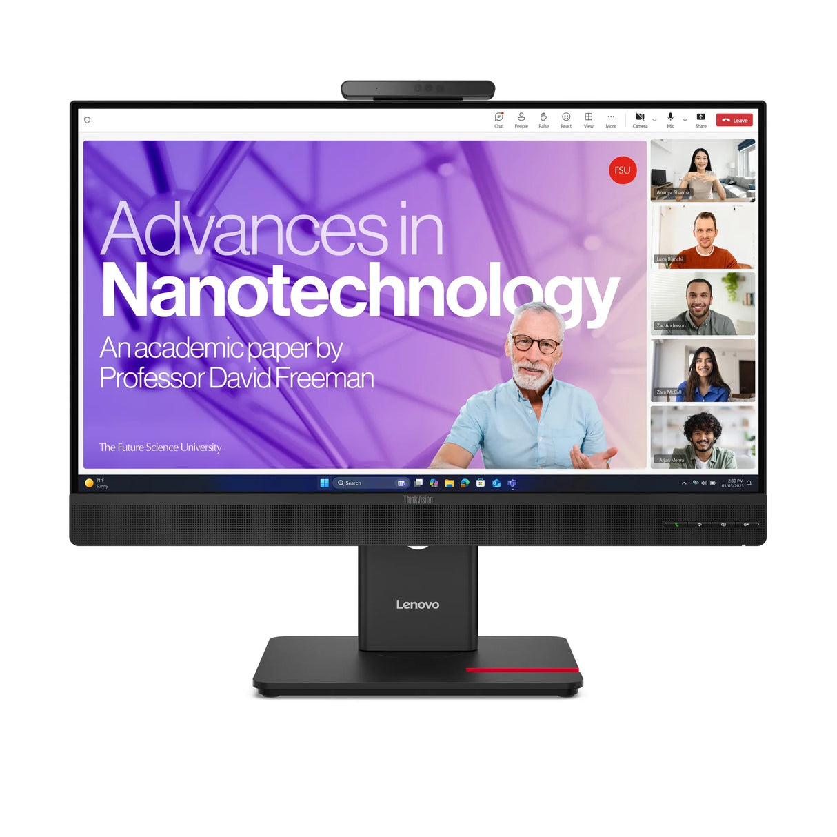 Lenovo ThinkVision T27QD-4V Monitor – 27" / QHD / IPS / 120Hz – Business Monitor