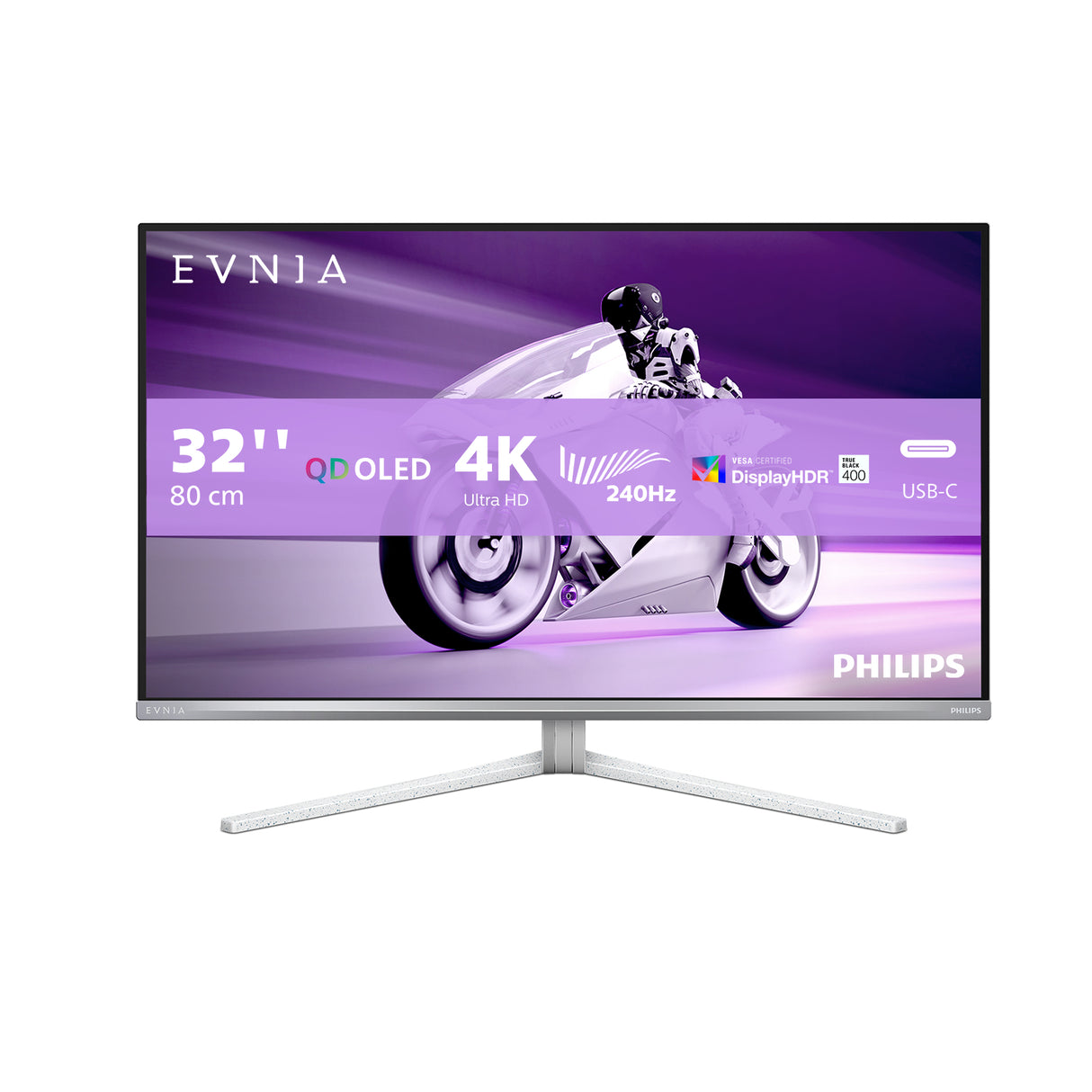 PHILIPS 32M2N8900 Monitor – 31.5" / 4K UHD / OLED / 240Hz – Gaming Monitor