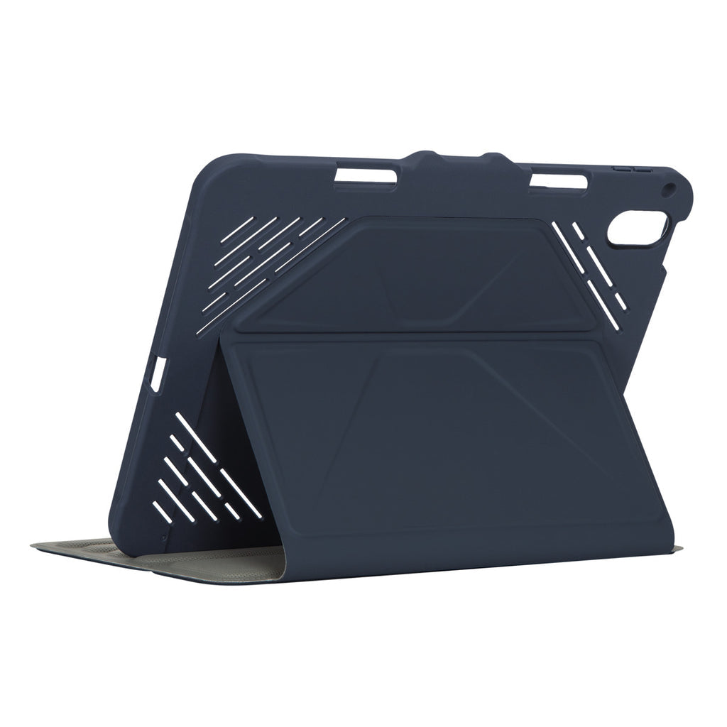 TARGUS 10.9" iPad (10th Gen) | Blue | Pro-Tek | 9.7" x 0.64" x 7.09" | 0.68 lbs | (THZ93402GL)
