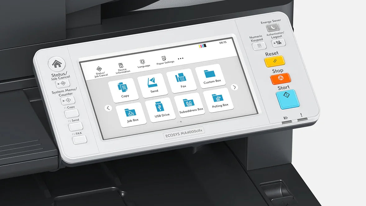 KYOCERA ECOSYS MA4000cifx – Print / Copy / Scan / Fax / Laser / Colour – 40 PPM MFP