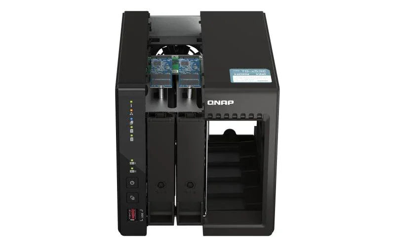 QNAP 2 x 3.5" | Intel Celeron J6412 | 8 GB RAM | 4 GB Flash | 60W|65W | 100-240V | 1.28 kg (TS-253E-8G)