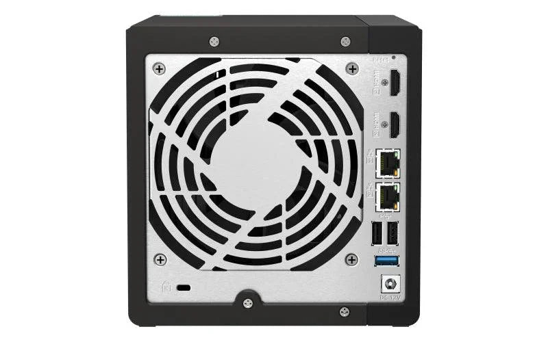 QNAP 4 x 3.5" | Intel Celeron J6412 | Intel UHD Graphics | 8 GB RAM | 4 GB Flash | 90 W | 100-240 V | 3 kg (TS-453E-8G)