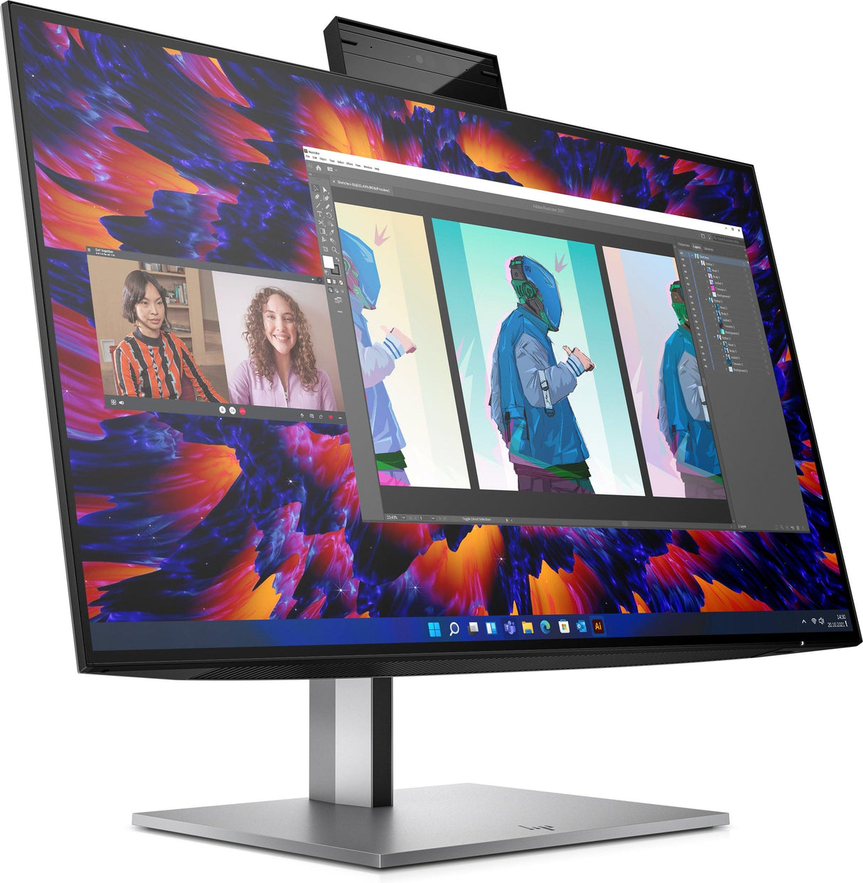 HP Z24m G3 computer monitor (23.8") Quad HD Silver