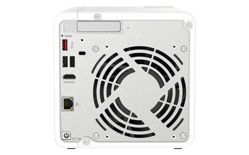 QNAP 4 x 3.5" | Intel Celeron N4505 | 4 GB SODIMM DDR4 | 4GB Flash | 90 W | 100-240 V mm | 2.26 kg (TS-462-4G)