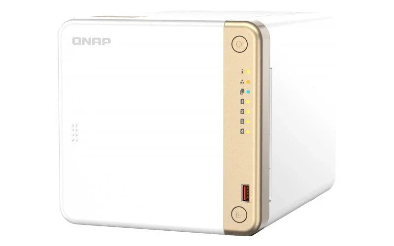 QNAP 4 x 3.5" | Intel Celeron N4505 | 4 GB SODIMM DDR4 | 4GB Flash | 90 W | 100-240 V mm | 2.26 kg (TS-462-4G)