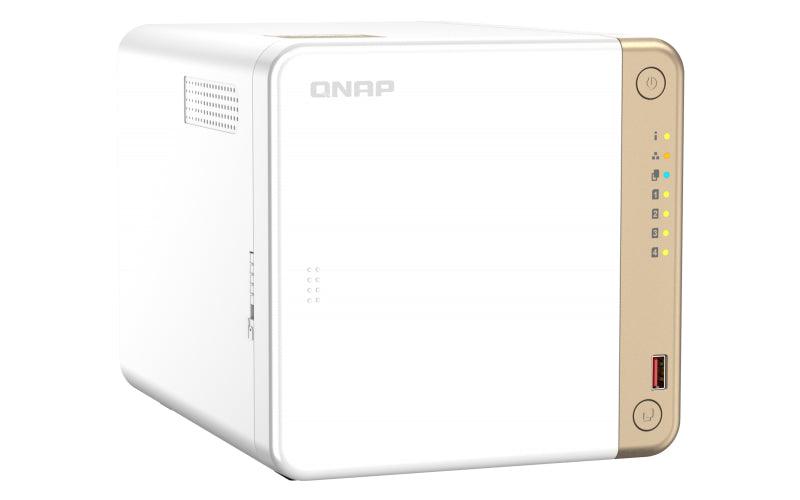 QNAP 4 x 3.5" | Intel Celeron N4505 | 4 GB SODIMM DDR4 | 4GB Flash | 90 W | 100-240 V mm | 2.26 kg (TS-462-4G)