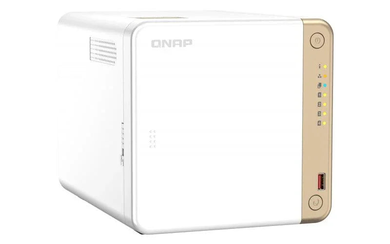 QNAP 4 x 3.5" | Intel Celeron N4505 | 4 GB SODIMM DDR4 | 4GB Flash | 90 W | 100-240 V mm | 2.26 kg (TS-462-4G)