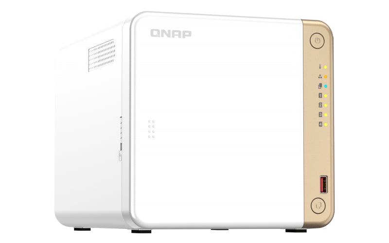 QNAP 4 x 3.5" | Intel Celeron N4505 | 4 GB SODIMM DDR4 | 4GB Flash | 90 W | 100-240 V mm | 2.26 kg (TS-462-4G)