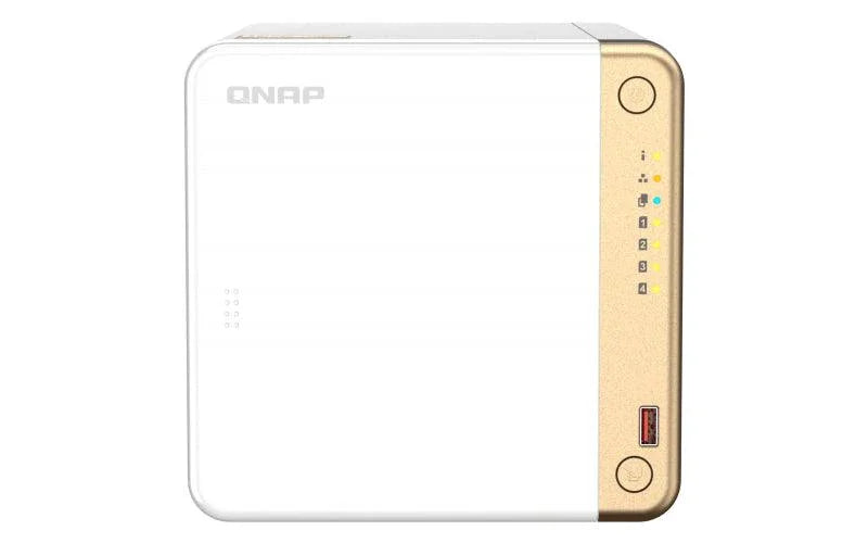 QNAP 4 x 3.5" | Intel Celeron N4505 | 4 GB SODIMM DDR4 | 4GB Flash | 90 W | 100-240 V mm | 2.26 kg (TS-462-4G)
