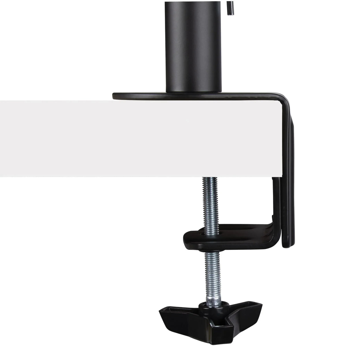 STARTECH Monitor Arm with VESA Laptop Tray | For a Laptop (4.5kg|9.9lb) and a Single Display up to 32" (8kg|17.6lb) | Black | Adjustable Laptop Arm Mount | C-clamp|Grommet Mount (A2-LAPTOP-DESK-MOUNT) (A2-LAPTOP-DESK-MOUNT)
