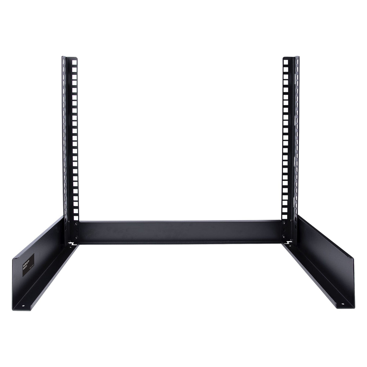 STARTECH 8U 19" Desktop Open Frame Rack - 2 Post Free-Standing Network Rack Switch Depth for Patch Panel|Data|AV|Communication|Studio|IT Equipment 110lb(50kg) Capacity w|Cage Nuts|Screws (RK8OD2) (RK8OD2)