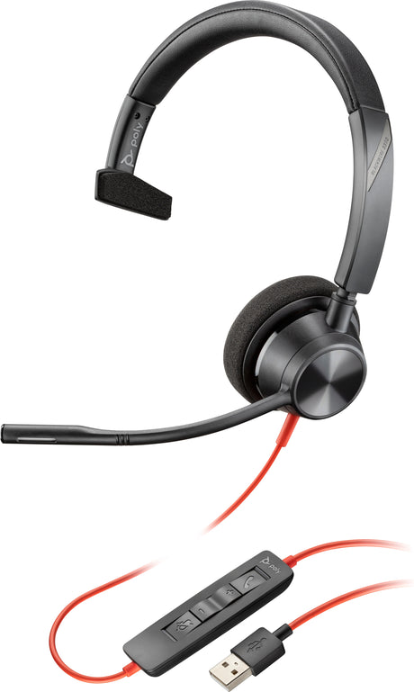 POLY Blackwire 5220 Stereo USB-A Headset