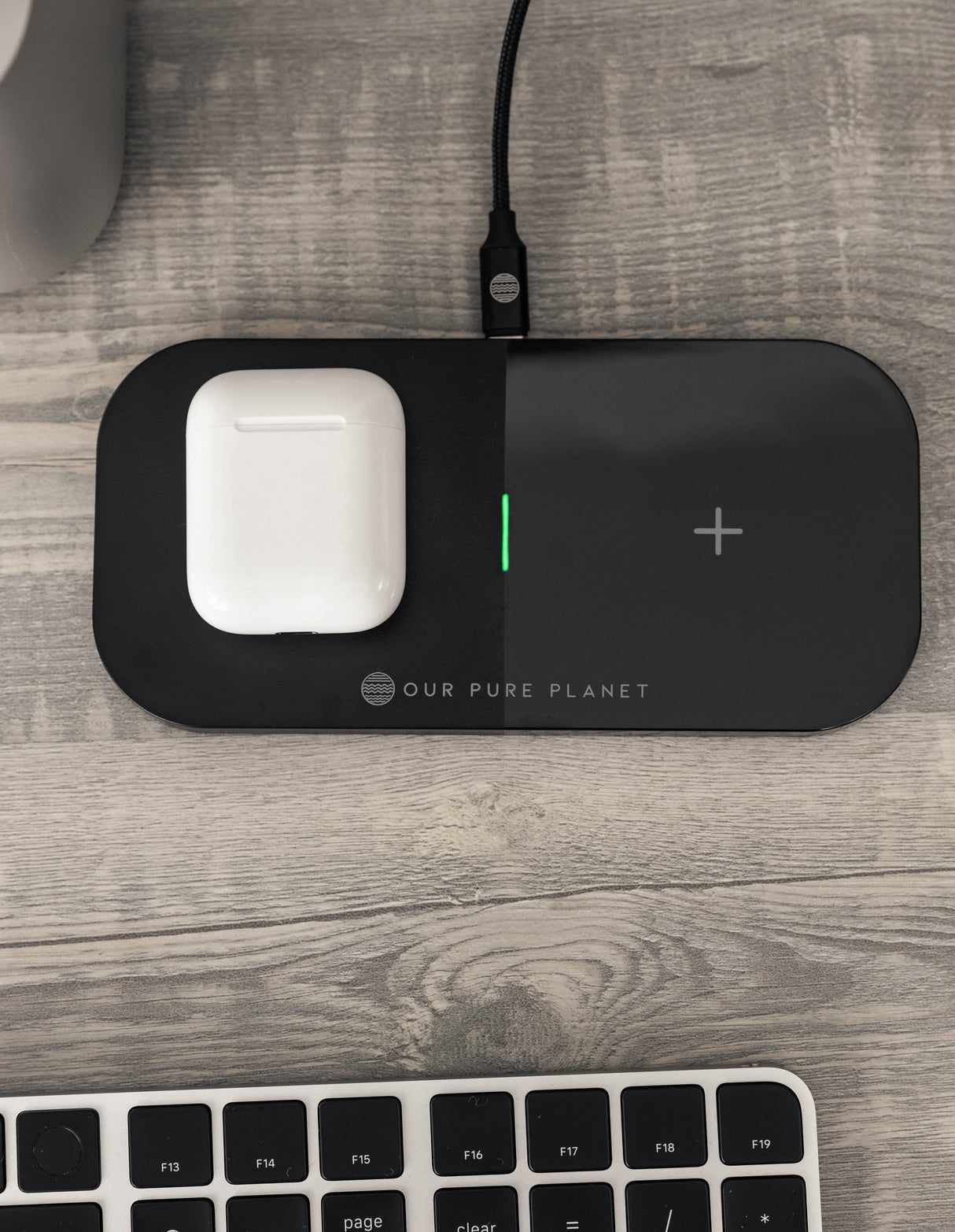 OUR PURE PLANET 15W Dual Wireless Charging Pad