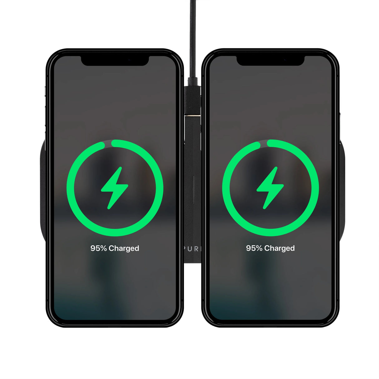 OUR PURE PLANET 15W Dual Wireless Charging Pad