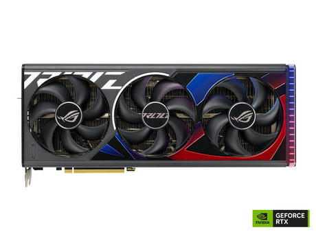 ASUS ROG Strix GeForce RTX 4090 OC Edition 24GB GDDR6X buffed-up design with chart-topping thermal performance. (ROG-STRIX-RTX4090-O24G-GAMING) ASUS