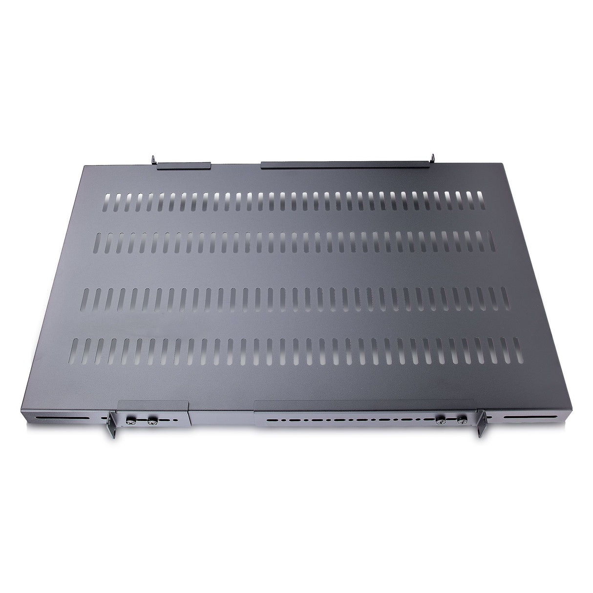 STARTECH 1U 4-Post Adjustable Vented Server Rack Mount Shelf - 330lbs(150 kg) - 19.5 to 38in Adjustable Mounting Depth Universal Tray 19" AV| Network Equipment Rack - 27.5in Deep (ADJSHELFHDV2) (ADJSHELFHDV2)