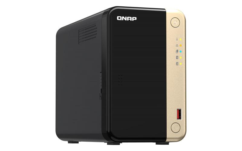 QNAP Intel Celeron N5095 2 GHz | Intel UHD Graphics | 8 GB | 4GB Flash | 2 x 3.5" SATA 6Gb|s | 2 x M.2 2280 PCIe Gen 3 x1 | 2 x RJ-45 | 1.55 kg (TS-264-8G)