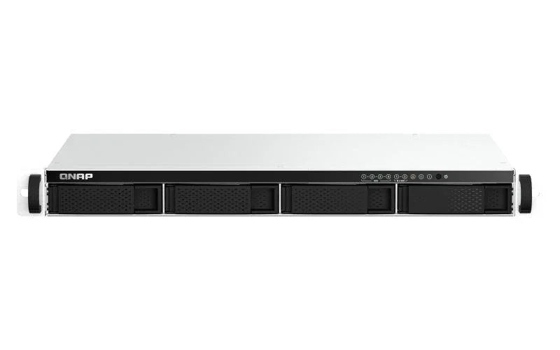 QNAP Intel Celeron N5095 | Intel UHD Graphics | 8 GB SODIMM DDR4 | 4GB Flash | 4 x 3.5" | RJ-45 | USB 2.0 | 1U | 6.6 kg (TS-464U-8G)