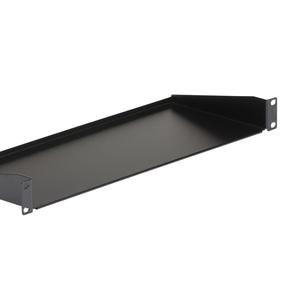 STARTECH 1U Server Rack Shelf - Universal Rack Mount Cantilever Shelf for 19" Network Equipment Rack & Cabinet - Heavy Duty Steel | Weight Capacity 33lb|15kg - 7" Deep Tray | Black (CABSHELF1U) (CABSHELF1U)