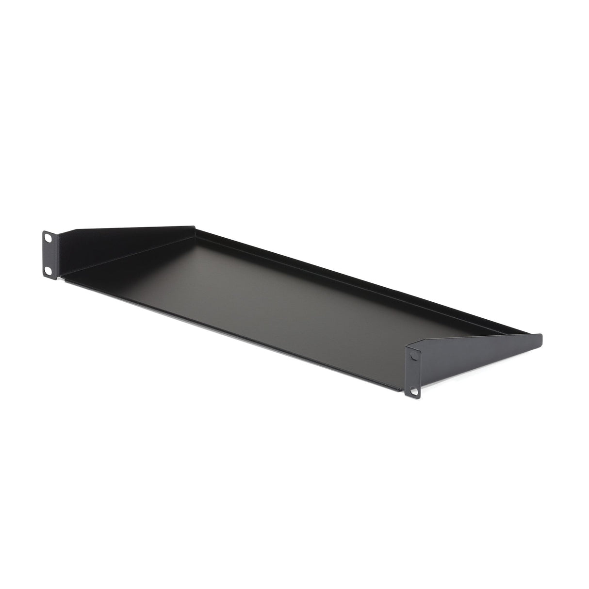 STARTECH 1U Server Rack Shelf - Universal Rack Mount Cantilever Shelf for 19" Network Equipment Rack & Cabinet - Heavy Duty Steel | Weight Capacity 33lb|15kg - 7" Deep Tray | Black (CABSHELF1U) (CABSHELF1U)