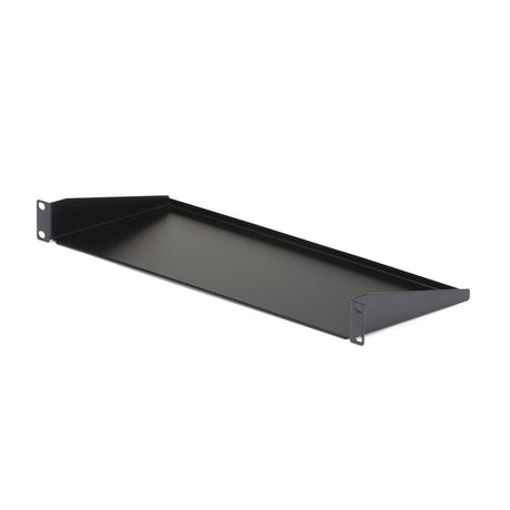 STARTECH 1U Server Rack Shelf - Universal Rack Mount Cantilever Shelf for 19" Network Equipment Rack & Cabinet - Heavy Duty Steel | Weight Capacity 33lb|15kg - 7" Deep Tray | Black (CABSHELF1U) (CABSHELF1U)