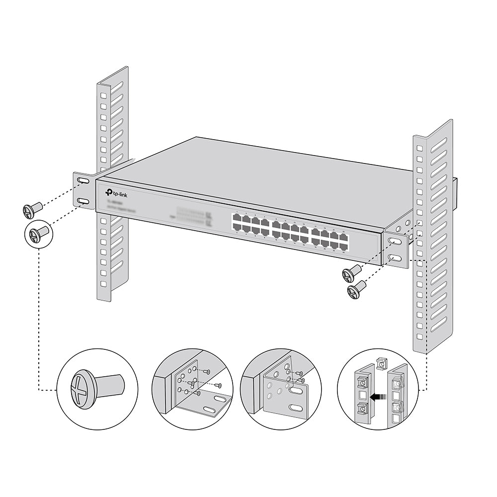 TP-LINK 13" Switches Rack Mount Kit (RACKMOUNT KIT-13)
