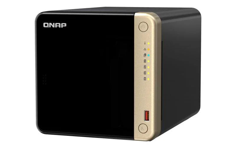 QNAP 4 x 3.5" | Intel Celeron N5095 | 8 GB SODIMM DDR4 | 4GB Flash | 90 W | 100-240V | 2.26 kg (TS-464-8G)