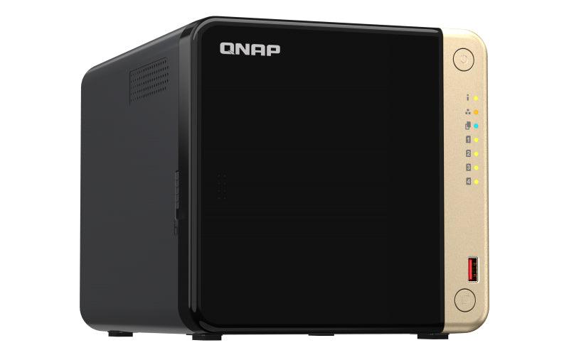 QNAP 4 x 3.5" | Intel Celeron N5095 | 8 GB SODIMM DDR4 | 4GB Flash | 90 W | 100-240V | 2.26 kg (TS-464-8G)