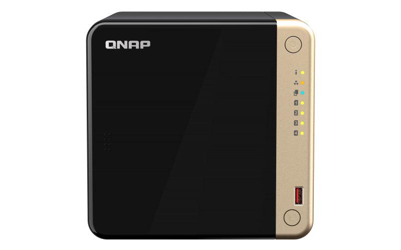 QNAP 4 x 3.5" | Intel Celeron N5095 | 8 GB SODIMM DDR4 | 4GB Flash | 90 W | 100-240V | 2.26 kg (TS-464-8G)