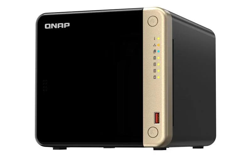 QNAP 4 x 3.5" | Intel Celeron N5095 | 8 GB SODIMM DDR4 | 4GB Flash | 90 W | 100-240V | 2.26 kg (TS-464-8G)