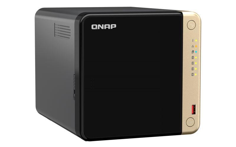 QNAP 4 x 3.5" | Intel Celeron N5095 | 8 GB SODIMM DDR4 | 4GB Flash | 90 W | 100-240V | 2.26 kg (TS-464-8G)