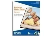 EPSON Premium Photo Paper Glossy | 4" x 26' | 1 Roll | High-gloss (S041302)