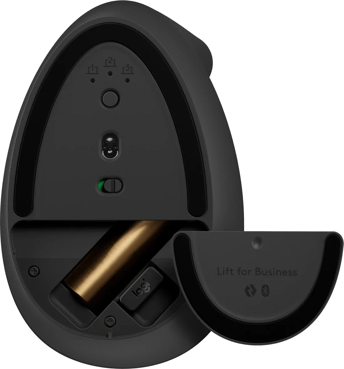 LOGITECH Lift – Wireless (Bluetooth + 2.4GHz) / 4000 DPI / Ergonomic – Office Ergonomic Mouse