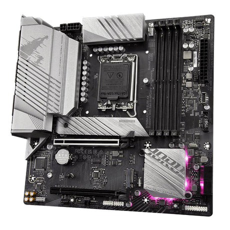 GIGABYTE Micro ATX | Socket LGA 1700 | Intel B760 Chipset | 4 x DDR5 DIMM | AMI UEFI BIOS | Wi-Fi 6E (802.11ax) | Bluetooth 5.3 (B760M AORUS ELITE AX) GIGABYTE