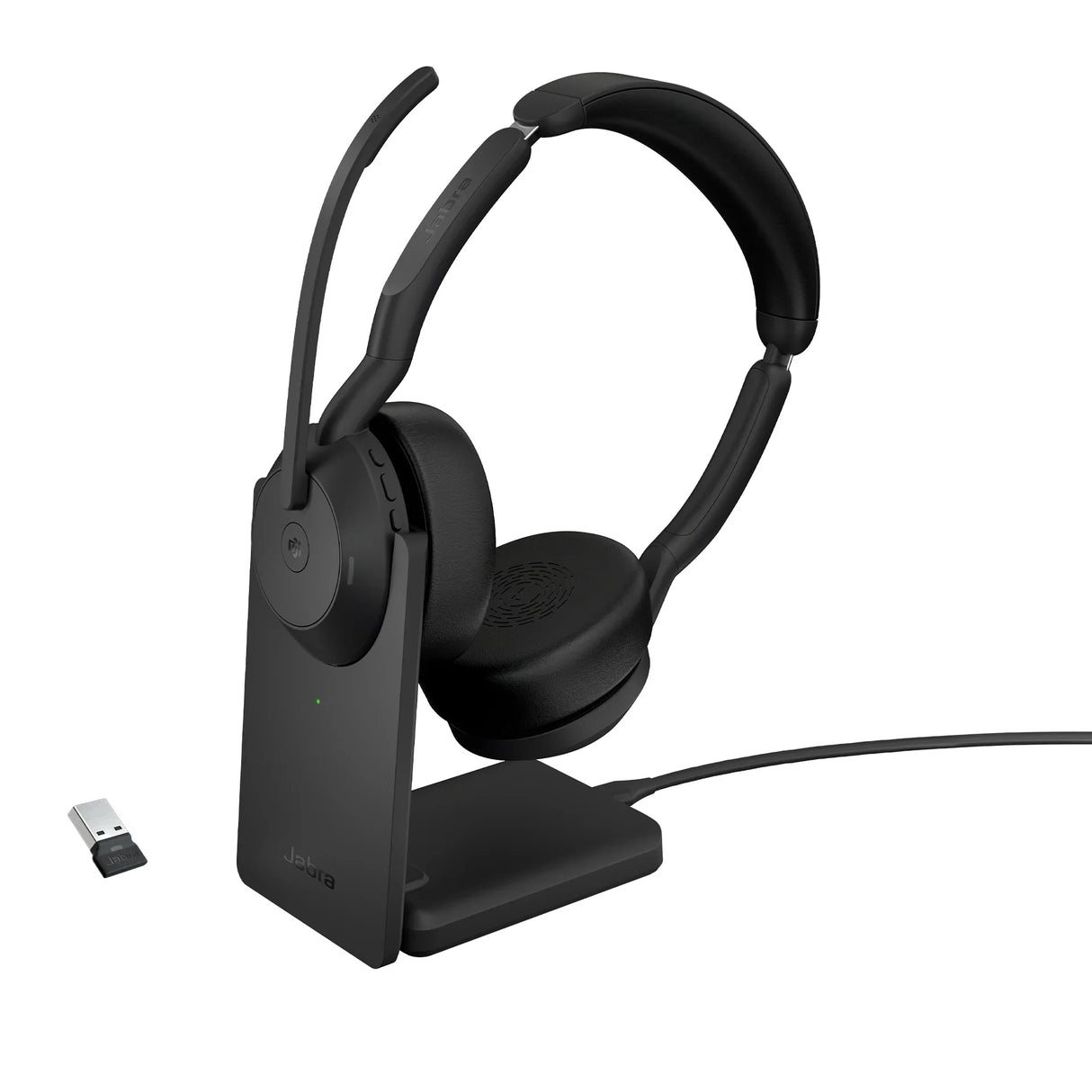 JABRA EVOLVE2 55 – Wireless / Stereo / MS Teams Certified – Over-Ear Headset with ANC