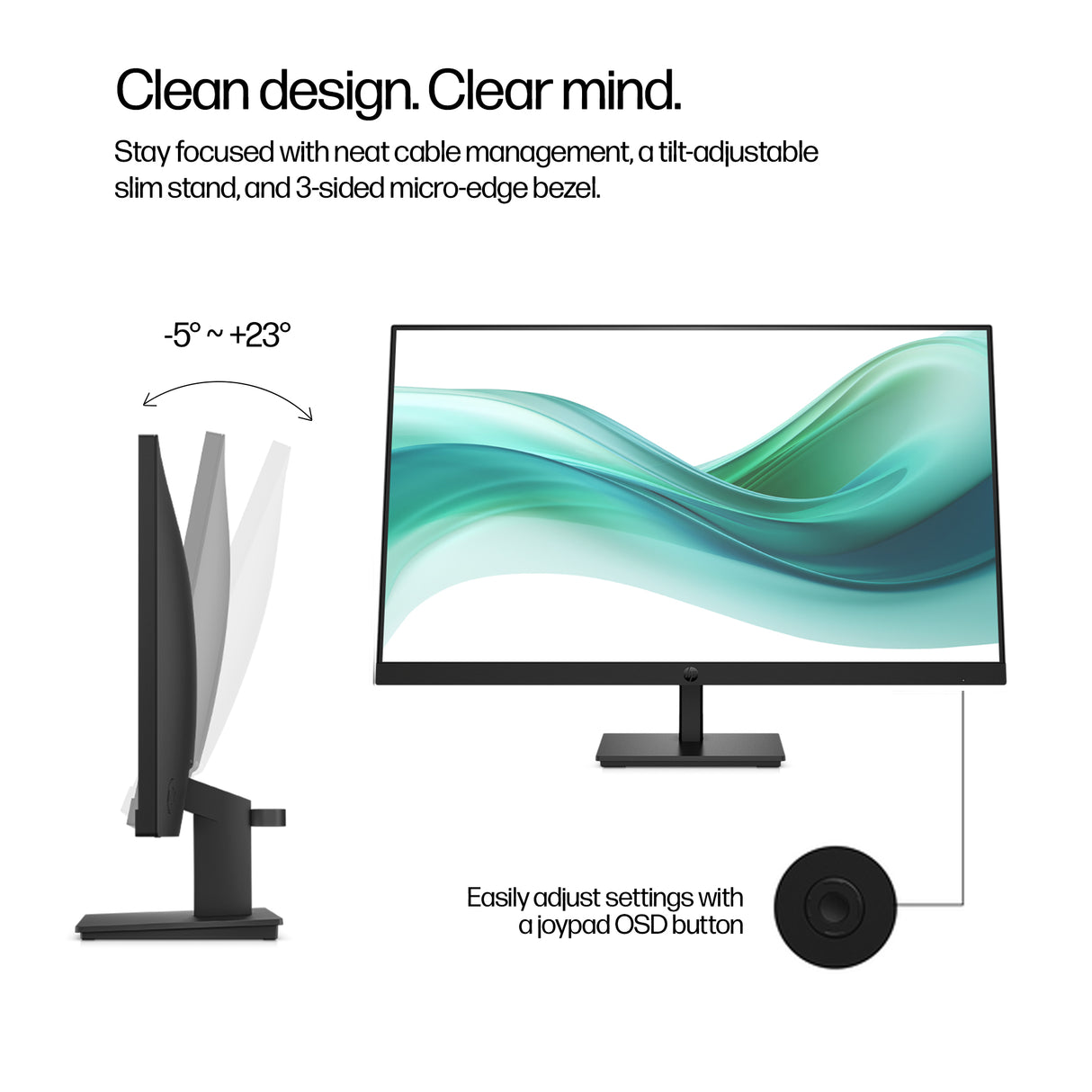 HP 27" Monitor – 27" / Full HD / IPS / 100Hz – Business Monitor