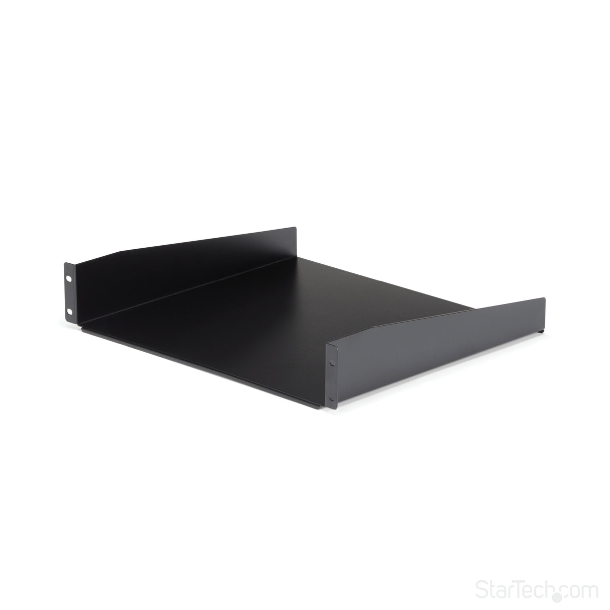 STARTECH 2U Server Rack Shelf - Universal Rack Mount Cantilever Shelf for 19" Network Equipment Rack & Cabinet - Heavy Duty Steel | Weight Capacity 44lb|20kg - 16" Deep Tray | Black (CABSHELF) (CABSHELF)