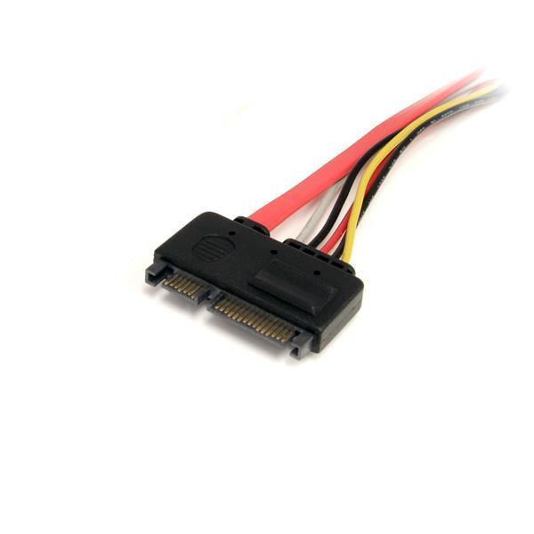 STARTECH 12in 22 Pin SATA Power and Data Extension Cable - 1ft SATA data power Extension - 12" SATA Extension (SATA22PEXT)