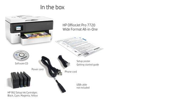 HP OfficeJet Pro 7720 Wide Format All-in-One Printer (Y0S18A)