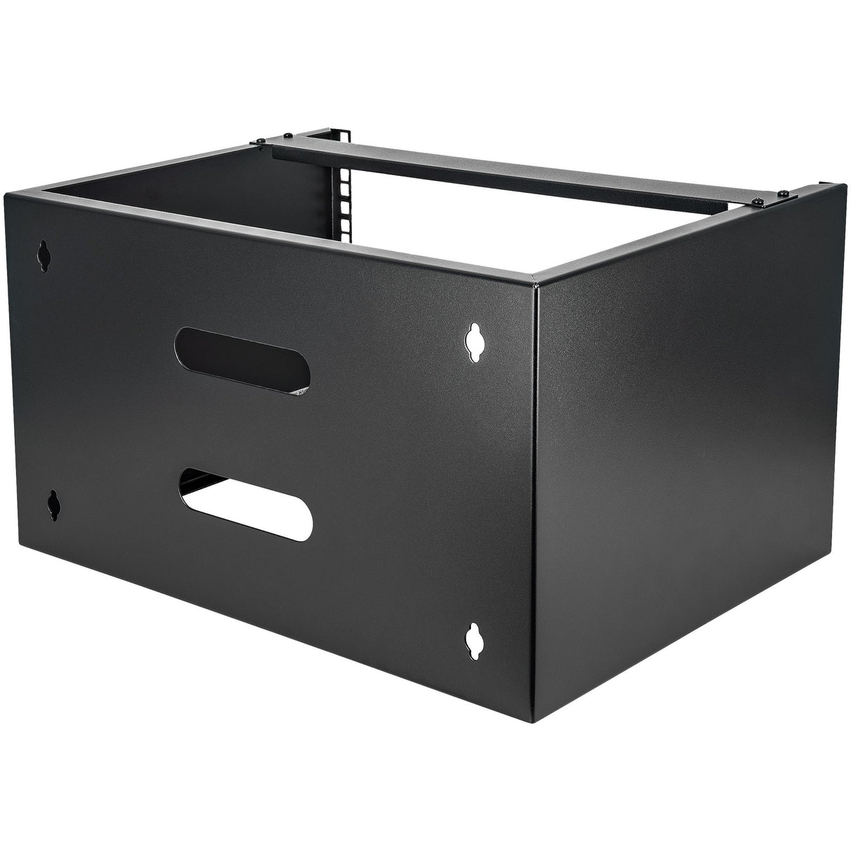 STARTECH 6U Wall Mount Network Rack - 14 Inch Deep (Low Profile) - 19" Patch Panel Bracket for Shallow Server and IT Equipment | Network Switches - 44lbs|20kg Weight Capacity | Black (WALLMOUNT6) (WALLMOUNT6)