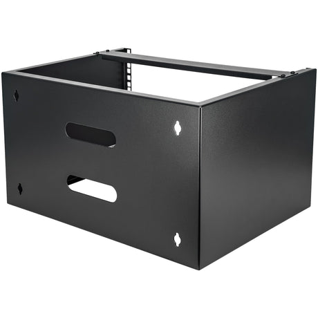 STARTECH 6U Wall Mount Network Rack - 14 Inch Deep (Low Profile) - 19" Patch Panel Bracket for Shallow Server and IT Equipment | Network Switches - 44lbs|20kg Weight Capacity | Black (WALLMOUNT6) (WALLMOUNT6)