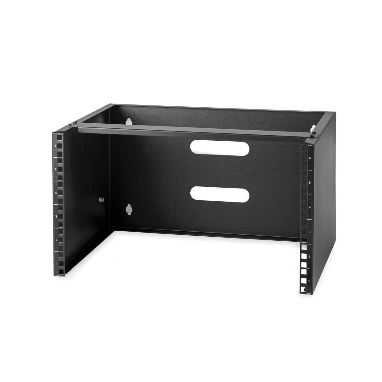 STARTECH 6U Wall Mount Network Rack - 14 Inch Deep (Low Profile) - 19" Patch Panel Bracket for Shallow Server and IT Equipment | Network Switches - 44lbs|20kg Weight Capacity | Black (WALLMOUNT6) (WALLMOUNT6)