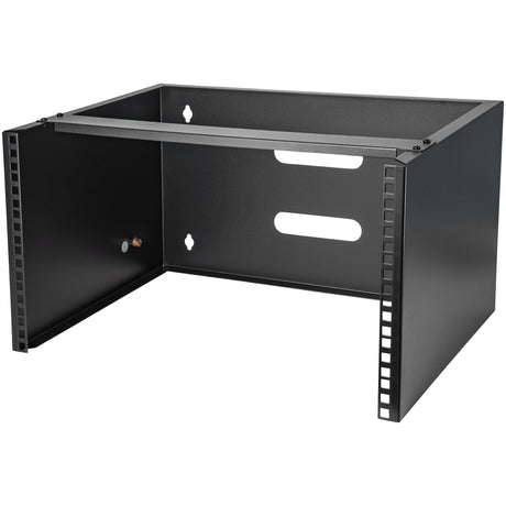 STARTECH 6U Wall Mount Network Rack - 14 Inch Deep (Low Profile) - 19" Patch Panel Bracket for Shallow Server and IT Equipment | Network Switches - 44lbs|20kg Weight Capacity | Black (WALLMOUNT6) (WALLMOUNT6)
