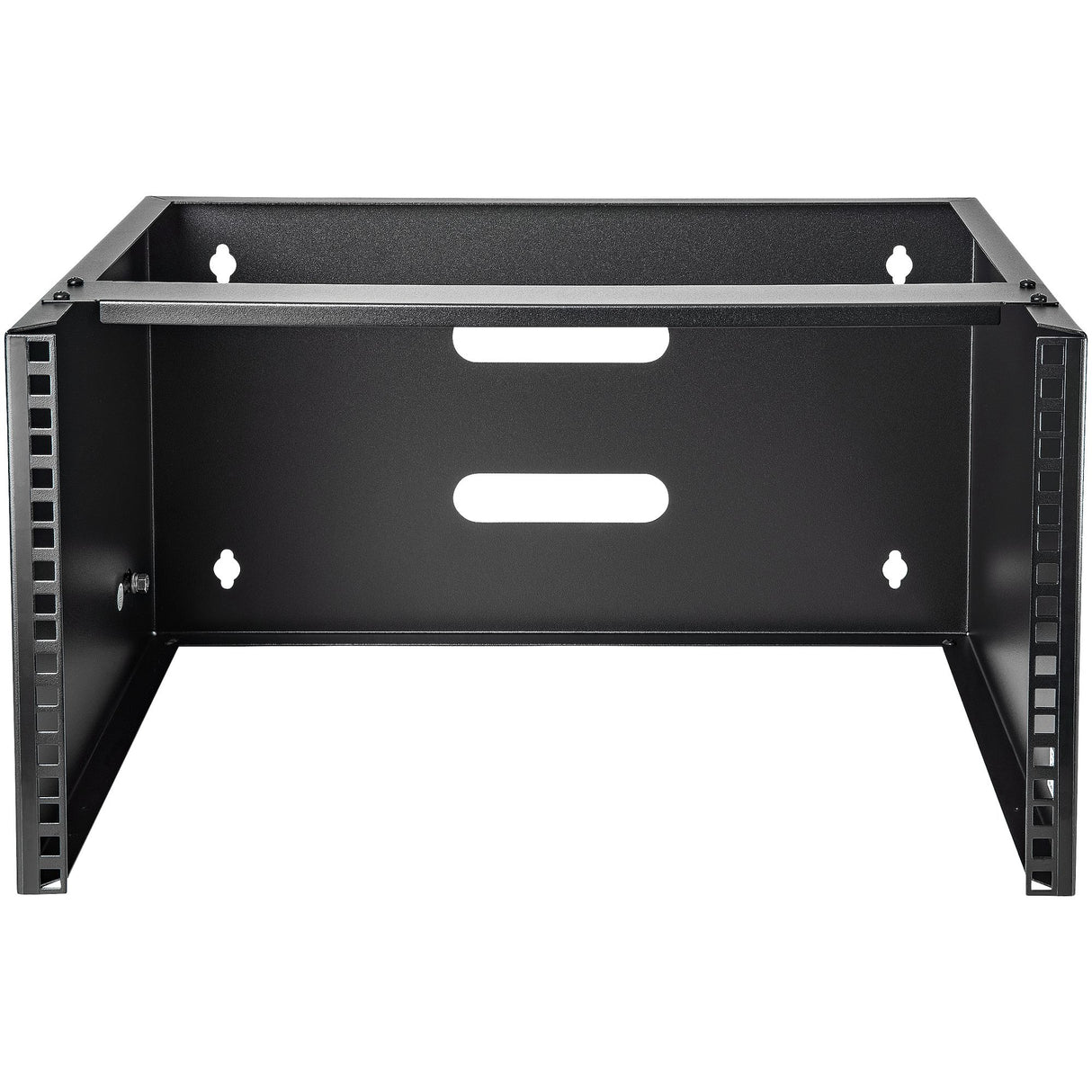 STARTECH 6U Wall Mount Network Rack - 14 Inch Deep (Low Profile) - 19" Patch Panel Bracket for Shallow Server and IT Equipment | Network Switches - 44lbs|20kg Weight Capacity | Black (WALLMOUNT6) (WALLMOUNT6)