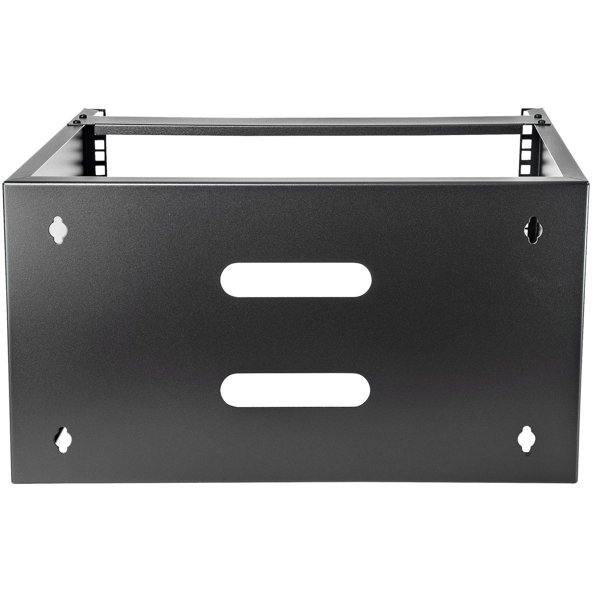 STARTECH 6U Wall Mount Network Rack - 14 Inch Deep (Low Profile) - 19" Patch Panel Bracket for Shallow Server and IT Equipment | Network Switches - 44lbs|20kg Weight Capacity | Black (WALLMOUNT6) (WALLMOUNT6)