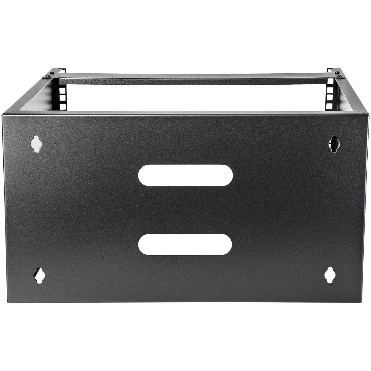 STARTECH 6U Wall Mount Network Rack - 14 Inch Deep (Low Profile) - 19" Patch Panel Bracket for Shallow Server and IT Equipment | Network Switches - 44lbs|20kg Weight Capacity | Black (WALLMOUNT6) (WALLMOUNT6)