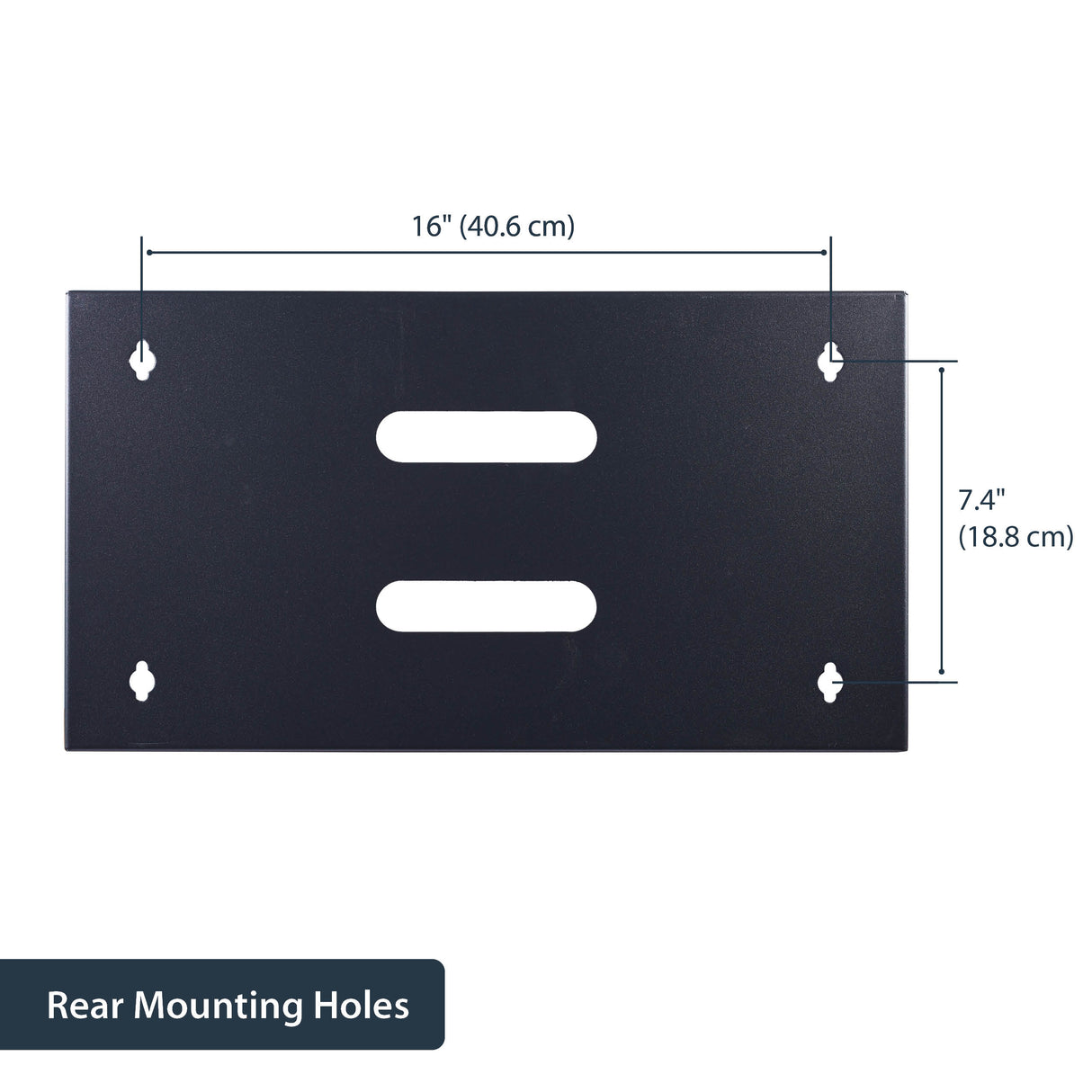 STARTECH 6U Wall Mount Network Rack - 14 Inch Deep (Low Profile) - 19" Patch Panel Bracket for Shallow Server and IT Equipment | Network Switches - 44lbs|20kg Weight Capacity | Black (WALLMOUNT6) (WALLMOUNT6)